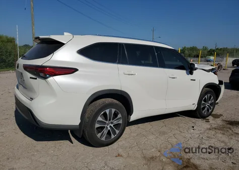 2021 Toyota Highlander Hybrid Xle from USA, damaged, VIN 5TDGBRCH2MS519794